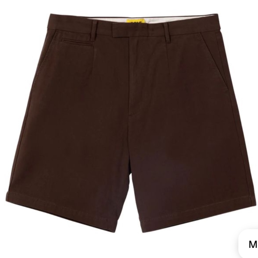 Golf Wang Men's Flat Front Shorts in Dark Brown { Best fit = 33 W }